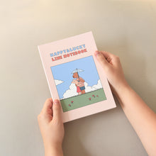 Load image into Gallery viewer, Monolike Happy and Lucky A5 Binding Lined Notebook, Lucky day - Hardcover, Academic, 128pages, 5.8x8.3"