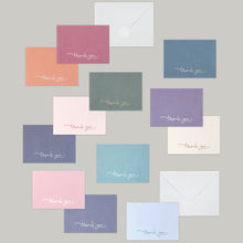 Load image into Gallery viewer, Monolike Day-by-day Card, Thank you - Mix 36 Mini Postcards, 36 envelopes, 36 stickers Package