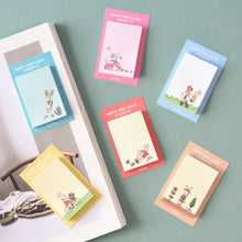 Load image into Gallery viewer, Monolike Happy and Lucky Sticky-it - 6p Set Self-Adhesive Memo Pad 50 Sheets