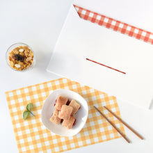 Load image into Gallery viewer, Monolike Placemats for Dining Table, Paper Tablemat Multi-pack Check A SET - 12 sheets of 4 types, 48 of total + Case