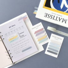 Load image into Gallery viewer, Monolike Shape Schooling Sticky-it - 4p Set Self-Adhesive Memo Pad 50 Sheets