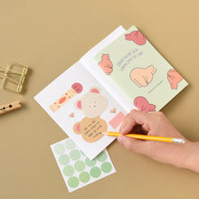 Load image into Gallery viewer, Monolike Mini STORY TOWN Grid Note 6P SET _Mini note, Pocket note, Grid note, a portable note, 105x148mm, 48pages