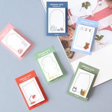 Load image into Gallery viewer, Monolike Ordinary Days Sticky-it - 6p Set Self-Adhesive Memo Pad 50 Sheets