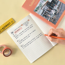 Load image into Gallery viewer, Monolike A5 CAPTURE THE LIFE, PARIS Notebook 6P SET - Line note, Academic note, a portable note, 148x210mm, 48pages