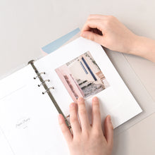Load image into Gallery viewer, Monolike A5 6ring Basic Binder Photo Album Translucent SET - Fits 4"x6" Pictures