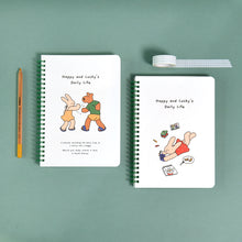 Load image into Gallery viewer, Monolike Happy and Lucky 4 Month Study Planner, Reading - Academic Planner, Weekly & Monthly Planner, Study plan