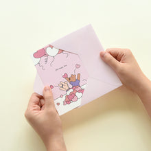 Load image into Gallery viewer, Monolike Happy and Lucky, Good days Single card - mix 12 pack, lovely 12 Single greeting card, 3.9x5.8"