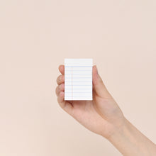 Load image into Gallery viewer, Monolike Basic Line Blue Sticky-it - 6p Set Self-Adhesive Memo Pad 50 Sheets