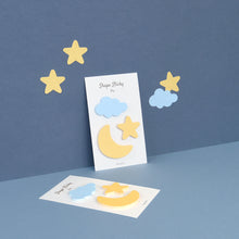 Load image into Gallery viewer, Monolike Shape Silhouette Sticky-it - 4p Set Self-Adhesive Memo Pad 50 Sheets
