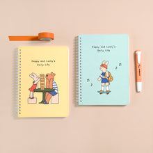 Load image into Gallery viewer, Monolike Happy and Lucky 4 Month Study Planner, Skateboard - Academic Planner, Weekly & Monthly Planner, Study plan