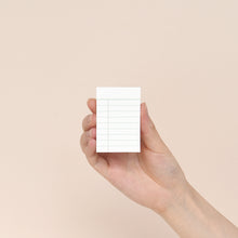 Load image into Gallery viewer, Monolike Basic Line Green Sticky-it - 6p Set Self-Adhesive Memo Pad 50 Sheets