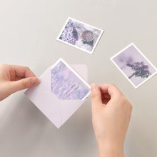 Load image into Gallery viewer, Monolike Day-by-day Card, Feeling violet - Mix 36 Mini Postcards, 36 envelopes, 36 stickers Package