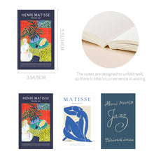 Load image into Gallery viewer, Monolike Henri Martisse Paperback Note Part.2 3p SET _Art design note, Mini note, Blank note, Notebook, 192 Pages, 4.13x6.69