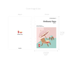 Load image into Gallery viewer, Monolike A5 Ordinary Days Diary Set, Weekend - Academic Planner Weekly & Monthly Planner with PVC Cover, Zipper bag