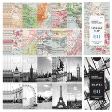Load image into Gallery viewer, Monolike Bandal Bookmarks Vintage Map + Travel, 120 Pieces