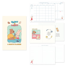 Load image into Gallery viewer, Monolike B6 Happy and Lucky Diary 6 Month Planner, Cocktail - Academic Planner, Weekly & Monthly Planner, Scheduler, Undated Planner, 128x182mm
