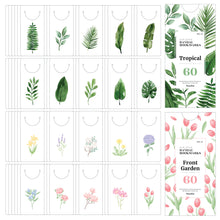 Load image into Gallery viewer, Monolike Bandal Bookmarks Tropical + Front Garden, 120 Pieces