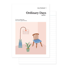 Load image into Gallery viewer, Monolike Ordinary days A5 Binding Lined Notebook, Sweet home - Hardcover, Academic, 128pages, 5.8x8.3"