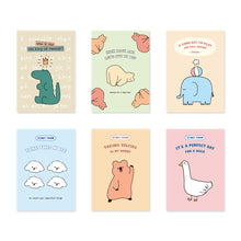 Load image into Gallery viewer, Monolike Mini STORY TOWN Grid Note 6P SET _Mini note, Pocket note, Grid note, a portable note, 105x148mm, 48pages