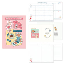 Load image into Gallery viewer, Monolike B6 Happy and Lucky Diary 6 Month Planner, Dessert - Academic Planner, Weekly & Monthly Planner, Scheduler, Undated Planner, 128x182mm