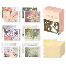 Load image into Gallery viewer, Monolike Day-by-day Card, Fragrant days - Mix 36 Mini Postcards, 36 envelopes, 36 stickers Package