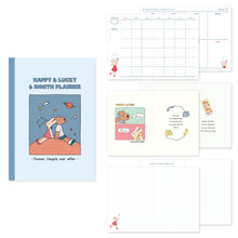 Load image into Gallery viewer, Monolike B6 Happy and Lucky Diary 6 Month Planner, Universe - Academic Planner, Weekly & Monthly Planner, Scheduler, Undated Planner, 128x182mm