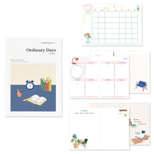 Load image into Gallery viewer, Monolike Ordinary Days Diary 6 Month Planner, Desk - Academic Planner, Weekly & Monthly Planner, Scheduler