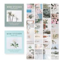 Load image into Gallery viewer, Monolike Wow Sticker Last summer+Break time set - Mini size cute stickers, square stickers