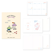 Load image into Gallery viewer, Monolike B6 Olly Molly Diary 6 Month Planner, Skateboard Coloring - Academic Planner, Weekly & Monthly Planner, Scheduler