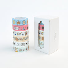 Load image into Gallery viewer, Monolike Happy and Lucky 6 Rolls Design Washi Tape SET, 15mm Decorative Masking Tape, DIY Craft Scrapbooking Gift Wrapping Planner