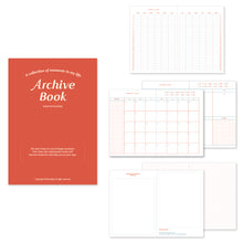 Load image into Gallery viewer, Monolike B6 Archive Diary 6 Month Planner, Red - Academic Planner, Weekly & Monthly Planner, Scheduler