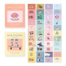 Load image into Gallery viewer, Monolike Wow Sticker Memories + Fantastic set - Mini Size Cute Stickers, Square Stickers