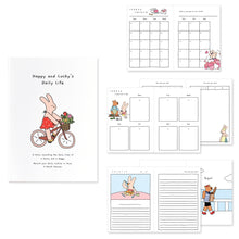 Load image into Gallery viewer, Monolike Happy and Lucky Diary 6 Month Planner, Bicycle - Academic Planner, Weekly & Monthly Planner, Scheduler