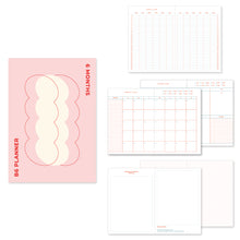 Load image into Gallery viewer, Monolike B6 Objet Diary 6 Month Planner, Pink - Academic Planner, Weekly & Monthly Planner, Scheduler