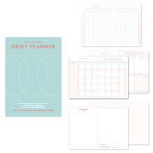Load image into Gallery viewer, Monolike B6 Objet Diary 6 Month Planner, Mint - Academic Planner, Weekly & Monthly Planner, Scheduler