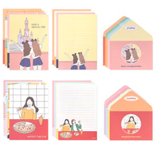 Load image into Gallery viewer, Monolike Fall In Newtro ver.2 Letter Paper and Envelopes Set - 8Type, 32 Letter Paper + 16 Envelopes