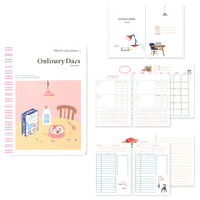 Load image into Gallery viewer, Monolike Ordinary days 4 Month Study Planner, Cereal - Academic Planner, Weekly & Monthly Planner, Study plan