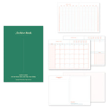 Load image into Gallery viewer, Monolike B6 Archive Diary 6 Month Planner, Green - Academic Planner, Weekly & Monthly Planner, Scheduler