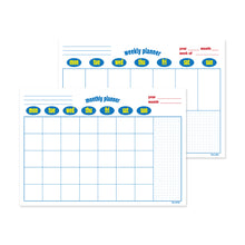 Load image into Gallery viewer, Monolike Retro Pop A4 Monthly + Weekly Planner pad, Blue SET - Academic Planner, Weekly & Monthly Planner, To-do list, Note pad, Scheduler