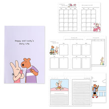 Load image into Gallery viewer, Monolike Happy and Lucky Diary 6 Month Planner, Selfie - Academic Planner, Weekly & Monthly Planner, Scheduler