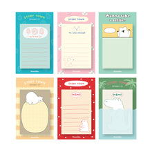 Load image into Gallery viewer, Monolike Story Town Sticky-it - 6p Set Self-Adhesive Memo Pad 50 Sheets