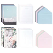 Load image into Gallery viewer, Monolike Photo Letter Paper and Envelopes Set - 8Type, 32 Letter Paper + 16 Envelopes