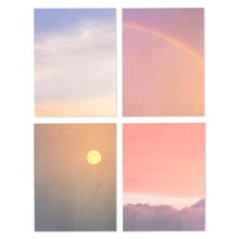 Load image into Gallery viewer, Monolike Memopad Today's Sky design SET - 4 Packs, 4 Different Designs, 100 Sheets Per Pad, Total 400 Sheets, Note pads, Writing pads