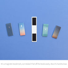Load image into Gallery viewer, Monolike Magnetic Bookmarks Moon ver.1 + ver.2, 10 Pieces