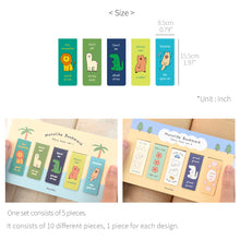 Load image into Gallery viewer, Monolike Magnetic Bookmarks Story town ver.1 + ver.2, 10 Pieces