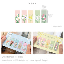 Load image into Gallery viewer, Monolike Magnetic Bookmarks Flower for you ver.1 + ver.2, 10 Pieces
