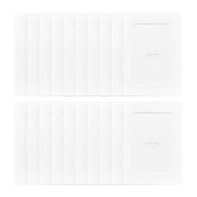 Load image into Gallery viewer, Monolike Paper Photo Frames 4x6 Inch White 20 Pack - Fits 4"x6" Pictures