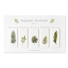 Load image into Gallery viewer, Monolike Magnetic Bookmarks Tropical, set of 5
