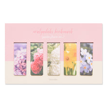 Load image into Gallery viewer, Monolike Magnetic Bookmarks Garden Flower ver.2, Set of 5