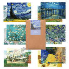 Load image into Gallery viewer, Monolike Gogh postcard - mix 12 pack, emotional and sophisticated postcards